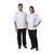 Whites Unisex Vegas Chef Jacket in White - Polycotton with Short Sleeves - XXL