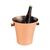 Olympia Wine Bucket in Copper - Attractive Curved Shape - Plated Stainless Steel