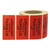 Versandaufkleber - Lieferschein innenliegend/Packing list inside - 50,8 x 25,4 mm, 1.000 Warnetiketten, Papier rot