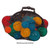Ballnetz Balltragenetz Balltasche für 40 Bälle Fußbälle Handbälle, GELB