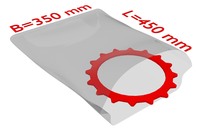 PE-Flachbeutel, 350 x 450 mm, 50 µ, transparent