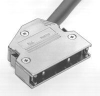 3M™ 10350-C500-00, MDR Rundkabel Verbinder Griffkappe, 60° Kabelausgang, Metall, 50-pol, 103 Serie