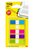 Post-it® Index Mini 6835CBEU, 11,9 x 43,2 mm, gelb, lila, limonengrün, pink, türkis, 5 x 20 Haftstreifen