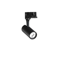 LED 3-Phasen Strahler FOX, 8W, CRI 90, 3000K, 900lm, dreh- und schwenkbar, inkl. Trafo, schwarz