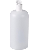 1000ml Round bottles HDPE with snap closure PP