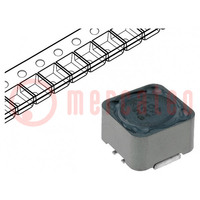 Inductor: wire; SMD; 22uH; 3.6A; 38mΩ; ±20%; 12.8x12.8x8mm