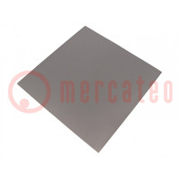 Shielding mat; 240x240x0.5mm; Permeability: 60; self-adhesive
