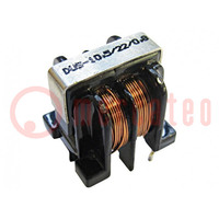 Inductor: wire with current compensation; THT; 10mH; 1.2A; 240mΩ