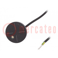 Lecteur RFID; 6,5÷30V; ISO/IEC14443-3-A; 1-wire; Portée: 40mm