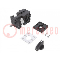 Switch: voltmeter cam switch; Stabl.pos: 7; 12A; for building in