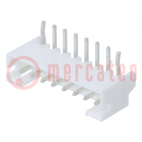 Socket; wire-board; male; 2mm; PIN: 8; THT; 100V; 2A; tinned; -25÷85°C