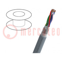 Wire; MOTIONLINE® ADVANCED; 4x2x0.34mm2; PVC; grey; 300V