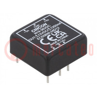 Converter: DC/DC; 30W; Uin: 9÷36V; Uout: 12VDC; Uout2: -12VDC; THT