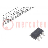 IC: műveleti erősítő; 1MHz; 2,7÷5,5V; Ch: 1; SOT23-5