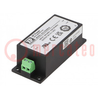 Power supply: switched-mode; for building in; 15W; 9VDC; 1.67A
