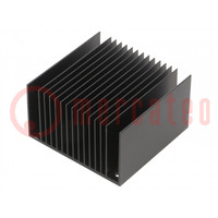 Heatsink: extruded; grilled; for inverters; L: 61mm; W: 57.9mm