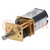 Motor: DC; with gearbox; LP; 6VDC; 360mA; Shaft: D spring; 986: 1