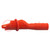 Crocodile clip; 10A; red; Grip capac: max.8.9mm; Socket size: 4mm