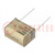 Kondensator: papierowy; X2; 470nF; 275VAC; 25,4mm; ±20%; THT; P409