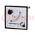 Amperímetro; para panel; I AC: 0÷40A,48A,80A; Clase: 1,5; 72x72mm