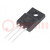 Thyristor; 600V; Ifmax: 16A; 10.2A; Igt: 15mA; TO220FP; THT; tube