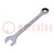 Wrench; combination spanner,with ratchet; 19mm