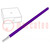 Leiding; H05V-K; koord; Cu; 1mm2; PVC; violet; 300V,500V; 100m