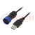Kabel-adapter; USB-A-stekker,USB B-microstekker; 2m; IP68