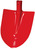 SHR015 Frankfurter-Schaufel, Größe 5, rot