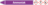 Rohrmarkierer mit Gefahrenpiktogramm - Ammoniak, Violett, 37.00 mm x 35.5 cm