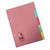 5 Star Office File Dividers A5 5 part