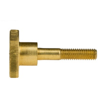 DIN 464 Rändelschrauben M 5 x 8, hohe Form, Messing blank