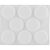 Produktbild zu Scivoli feltro tondi, ø28, spessore 3 mm, autoadesivi, bianchi, contenuto 8 pz