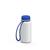 Artikelbild Drink bottle "Refresh" clear-transparent incl. strap, 0.4 l, white/blue