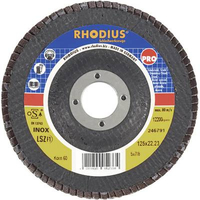 DISQUES À LAMELLES 115MM POUR ÉBARDAGE RHODIUS LSZ-F1 115 DURCHM. K120 205583