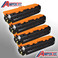 4 Ampertec Toner ersetzt HP CB540A-43A 4-farbig