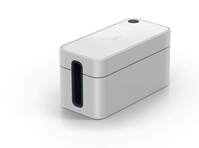 DURABLE Kabelbox CAVOLINE® BOX S (für 3-fach Steckdosenleiste, mit Gummifüßen) grau