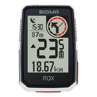 Sigma Sport 01051 kerékpáros sebességmérő 5,08 cm (2") Vezeték nélküli kerékpáros sebességmérő Fekete, Fehér