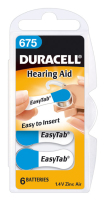 Duracell Hearing Aid DA675 Batería de un solo uso