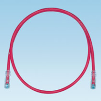 Panduit Copper Patch Cord, Category 6, Red UTP Cable, 5 Meters hálózati kábel Vörös 5 M