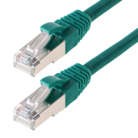 Helos CAT5e SF/UTP 10m netwerkkabel Groen SF/UTP (S-FTP)