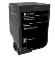 Lexmark 74C2HK0 festékkazetta 1 dB Eredeti Fekete