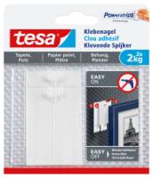 TESA 77776-00000 home storage hook Indoor Universal hook White 2 pc(s)