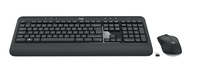 Logitech Advanced MK540 teclado Ratón incluido USB QWERTY Nórdico Negro, Blanco
