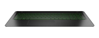 HP L22937-031 refacción para laptop Carcasa inferior con teclado