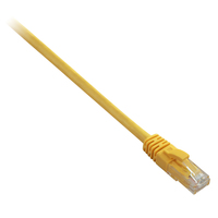 V7 Yellow Cat5e Unshielded (UTP) Cable RJ45 Male to RJ45 Male 0.5m 1.6ft