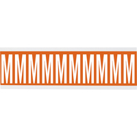 Brady CNL2O M etiket Rechthoek Verwijderbaar Oranje, Wit 250 stuk(s)