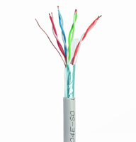 Gembird CAT5e FTP 100m kabel sieciowy Szary F/UTP (FTP)