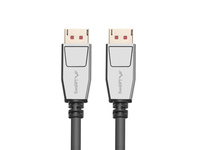 Lanberg CA-DPDP-20CU-0018-BK DisplayPort kabel 1,8 m Zwart, Zilver