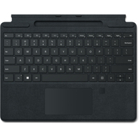Microsoft Surface Pro Signature Keyboard with Fingerprint Reader Zwart Microsoft Cover port QWERTY Deens, Fins, Noors, Zweeds